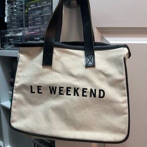 Le Weekend Canvas Tote Bag